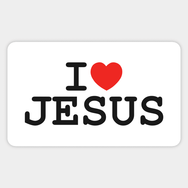 I heart JESUS Sticker by timlewis